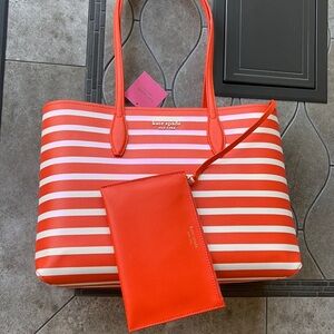 Kate Spade All Day Sailing Stripe Large Tote